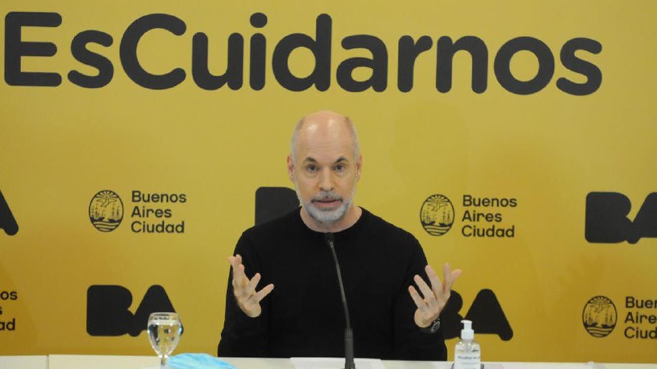 Horacio Rodríguez Larreta anunció la vuelta a clases presenciales en CABA