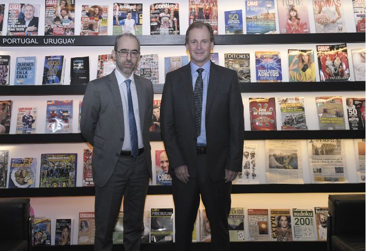 El gobernador Bordet visitó la Editorial Perfil
