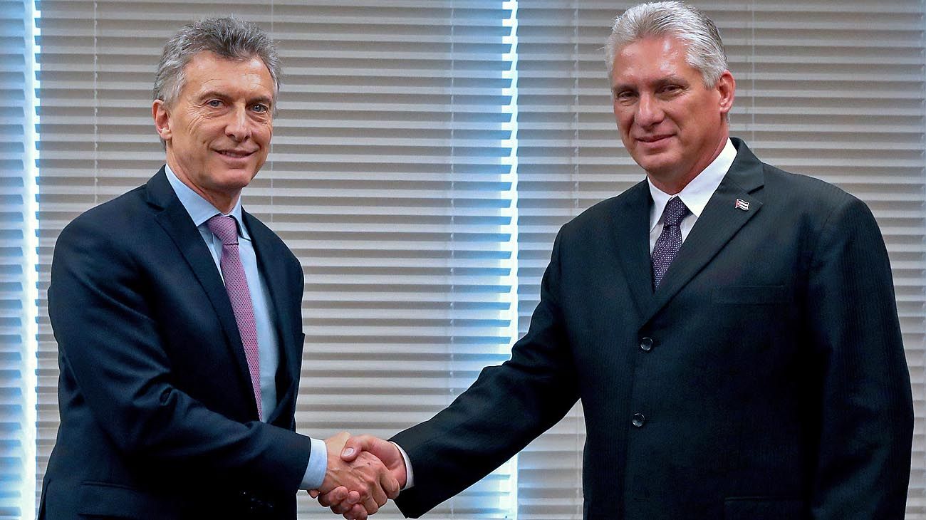 El día que Mauricio Macri también recibió al presidente de Cuba