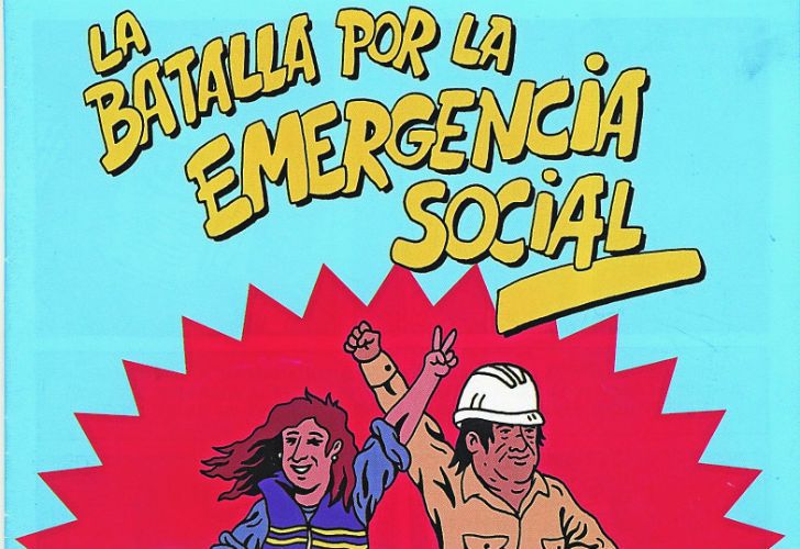 Un cómic piquetero para celebrar que el Gobierno debió aprobar la Emergencia