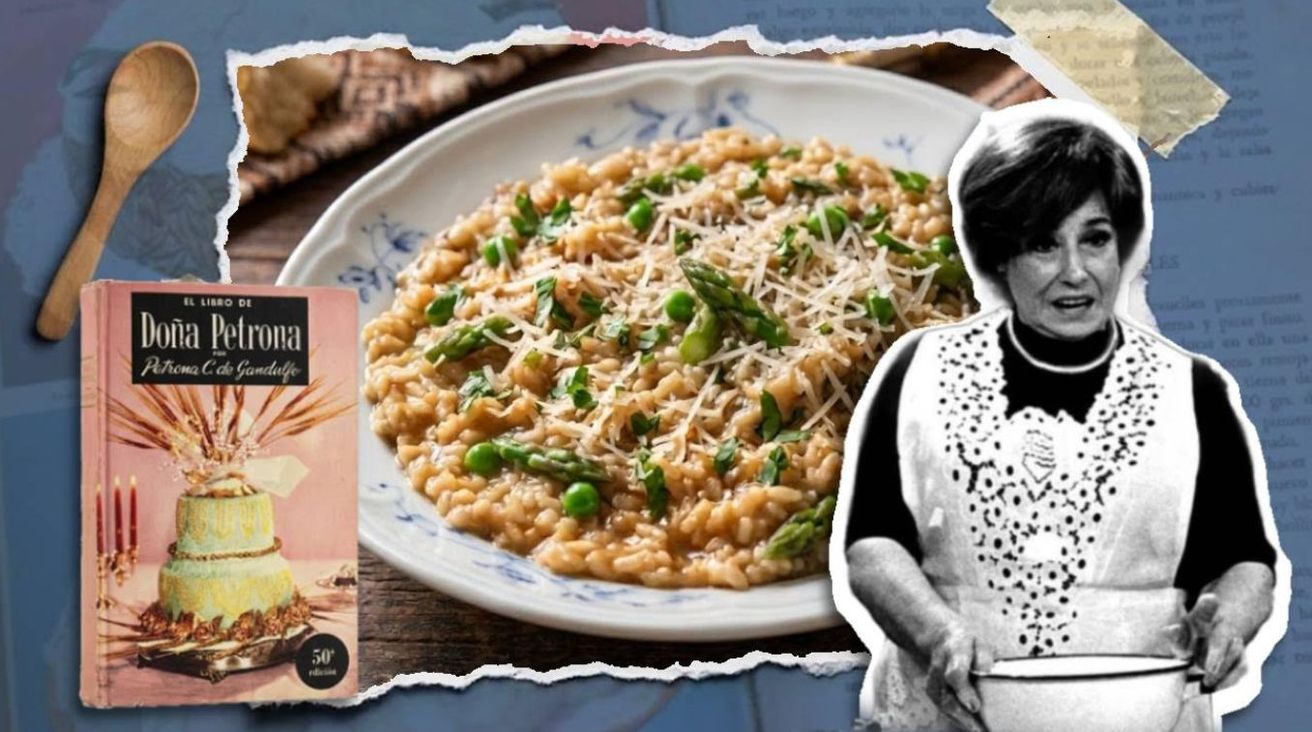 La receta de risotto de Doña Petrona: el secreto de un clásico italiano con sello argentino