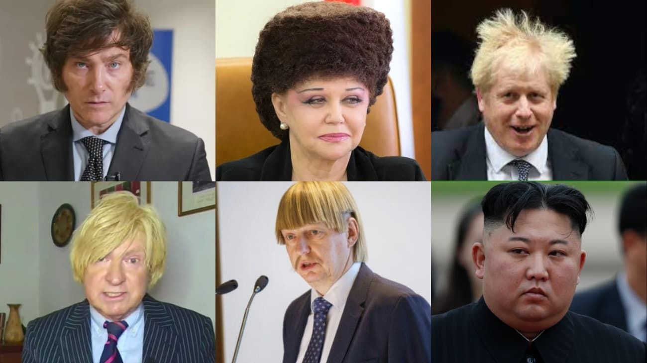Peinados locos: los políticos que sorprendieron con un look excéntrico