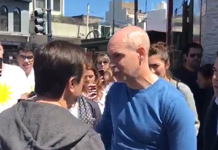 Video | Rodríguez Larreta se cruzó con Recalde en la calle: “No hagamos política”