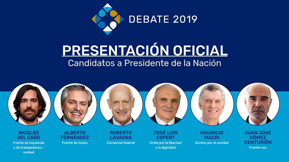 Conocé los últimos detalles de cara al primer debate presidencial