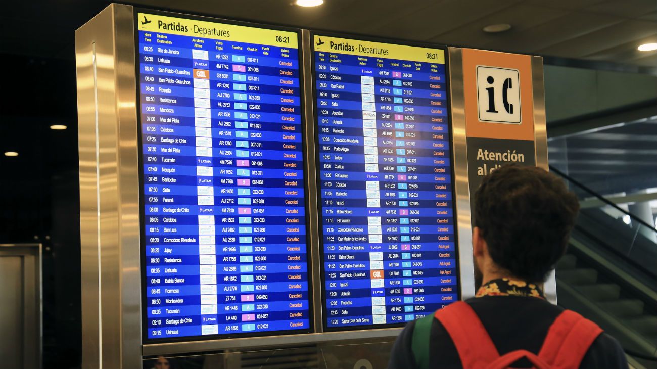 Trabajadores aeronáuticos anunciaron un paro para el lunes 26 de noviembre