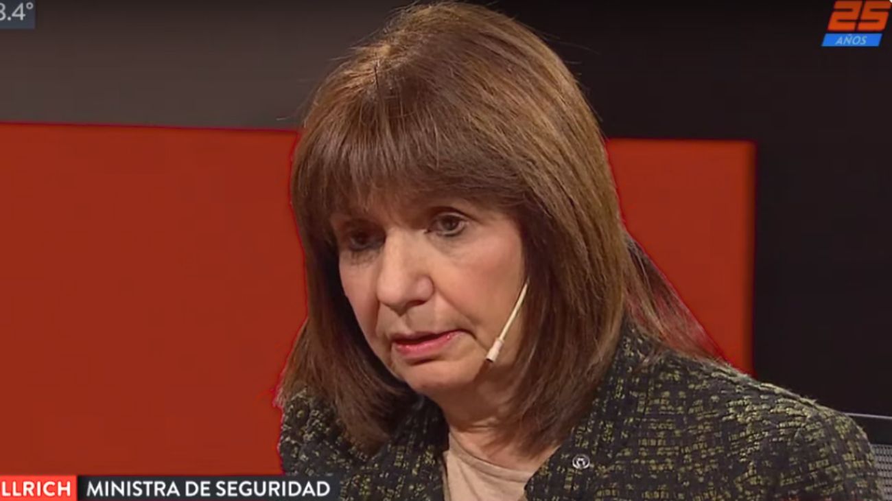 El desafío de Bullrich a la CGT: Hagan un paro con transporte, para ver cuánta gente para"