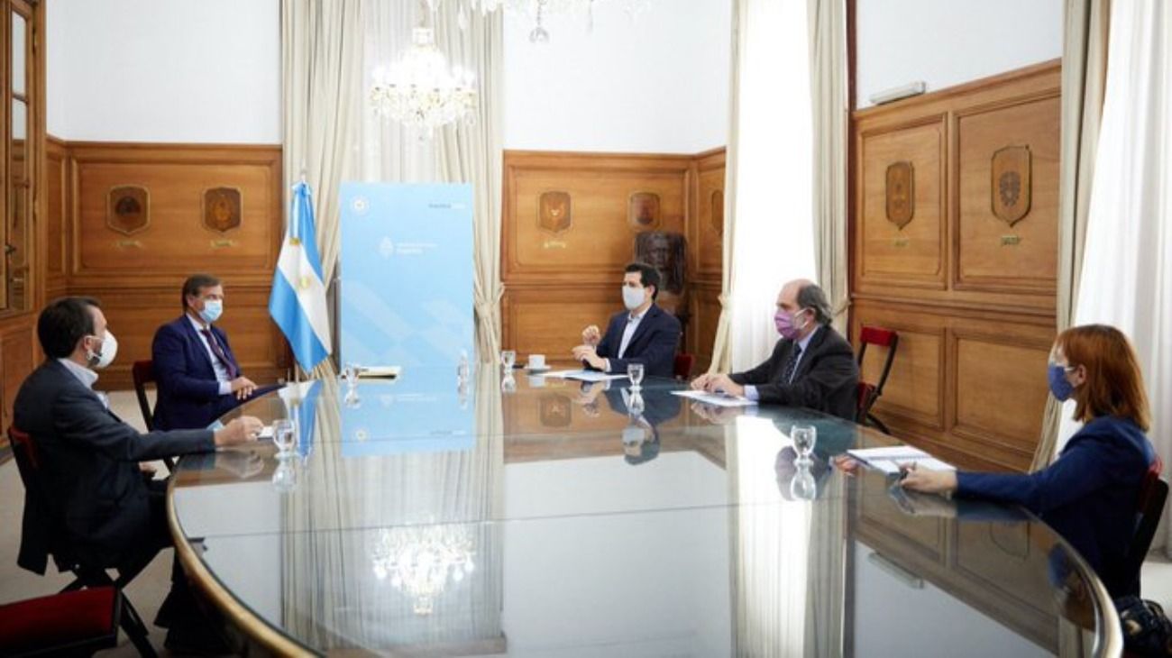 Portezuelo del viento: Rodolfo Suarez se reunió con Wado de Pedro