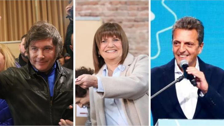 Quiénes son los que votan a Bullrich, Milei y Massa