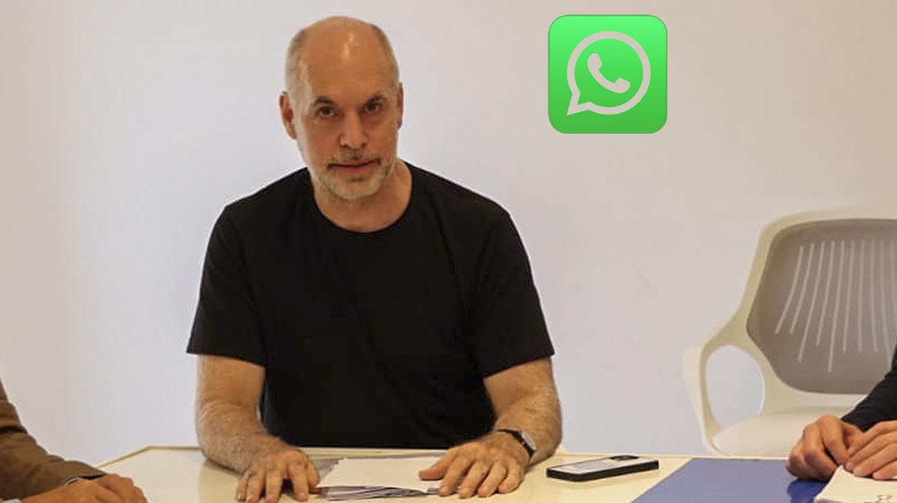 Larreta 2.0: el jefe de Gobierno porteño pidió a la gente que lo sume a sus grupos de WhatsApp
