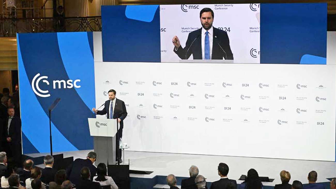 Trump ataca a sus aliados europeos con duro mensaje de su vice, Vance
