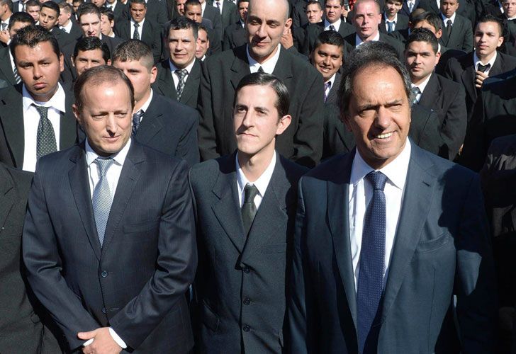 Scioli e Insaurralde: juntos en los actos, separados en la política