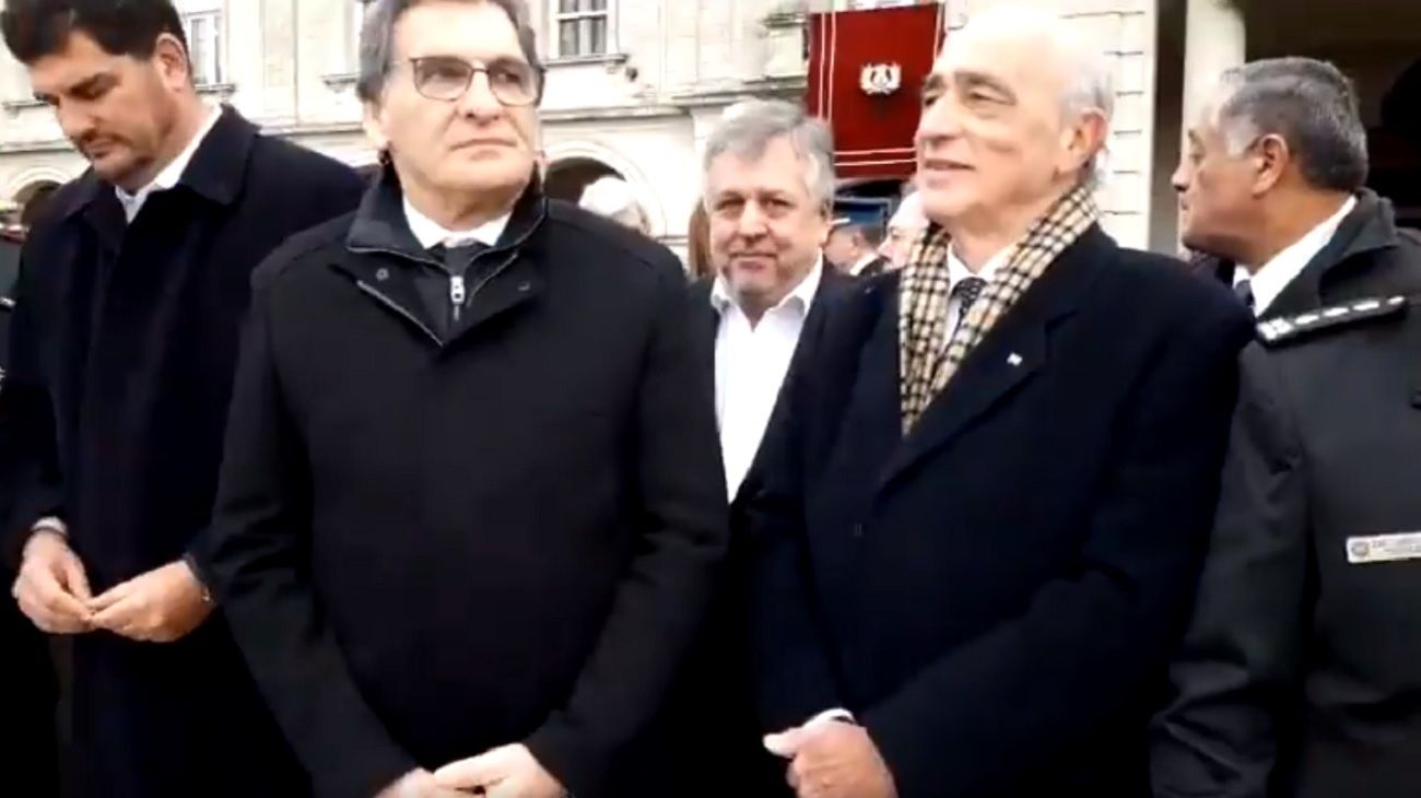 Carlos Stornelli se mostró con Macri durante el acto en el Colegio Militar
