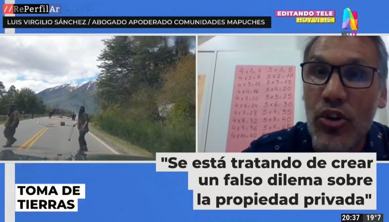 Conflicto por toma de tierras en el sur: "Es un tema político"