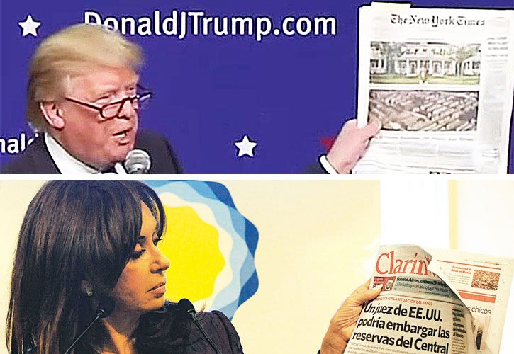 Trump, Cristina y los medios