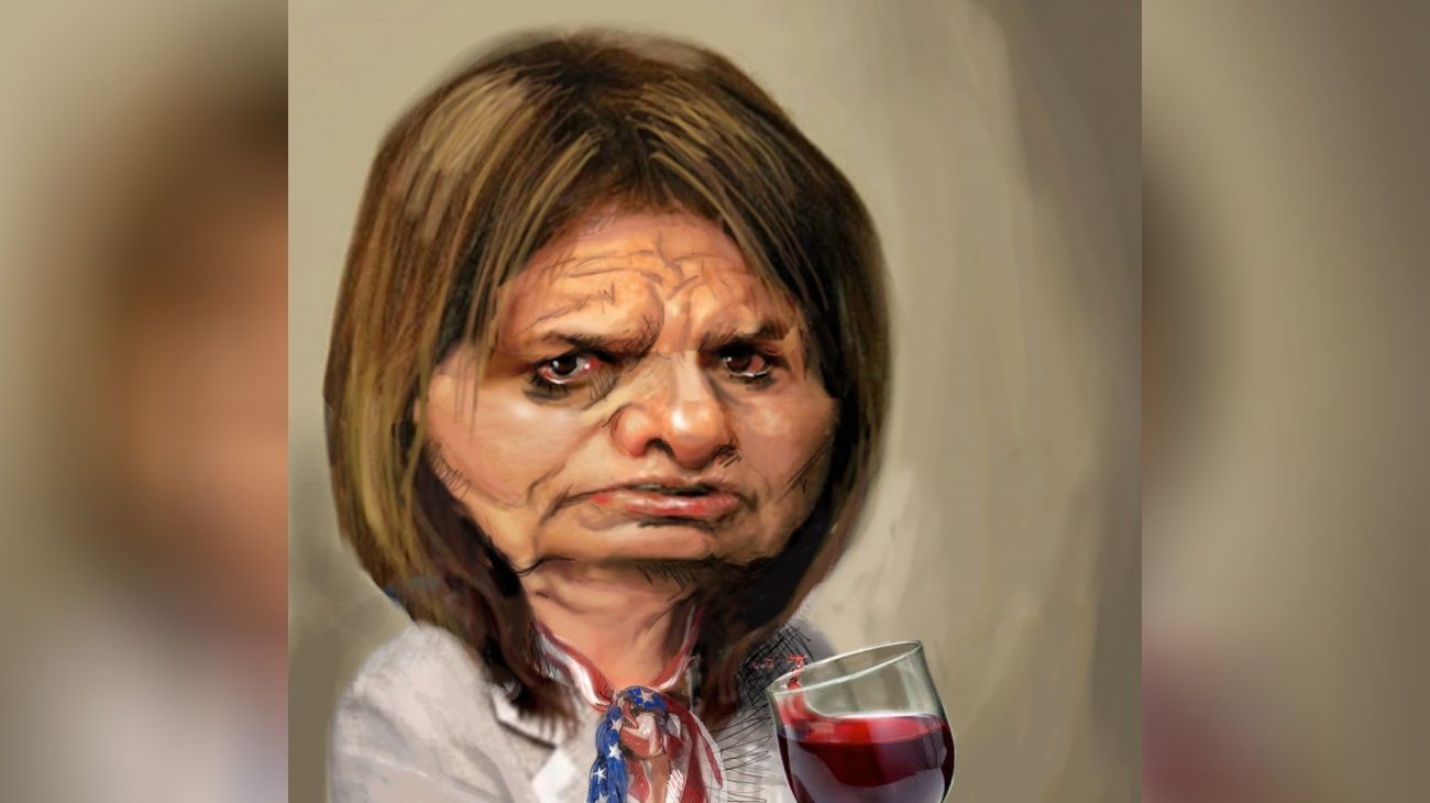 La polémica ilustración de Patricia Bullrich que compartió el Chino Navarro