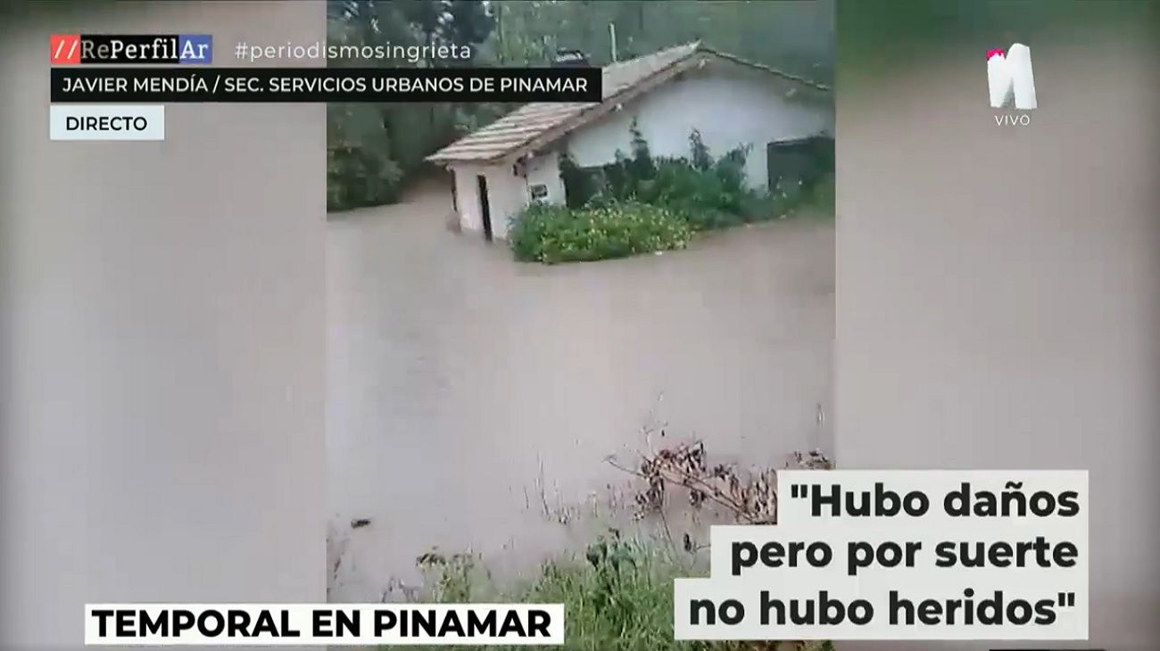 Temporal en Pinamar | "En 34 años no vi nada igual", aseguró un funcionario local