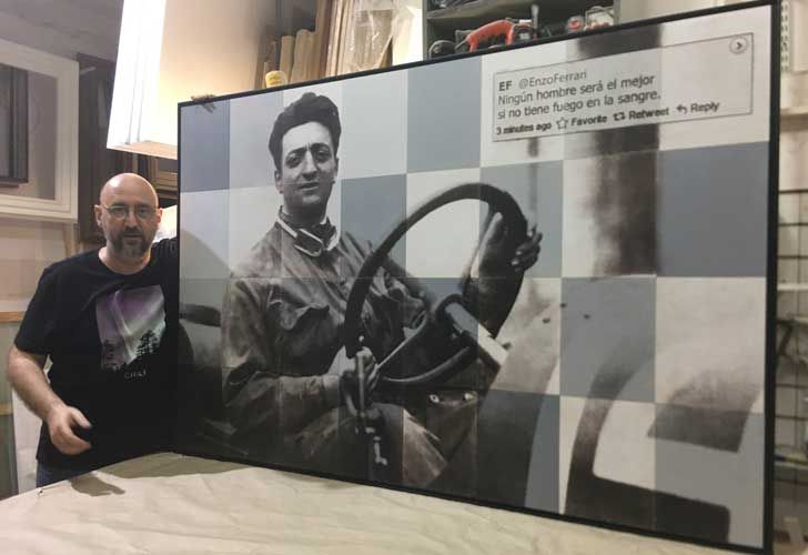 Ferrari celebra sus 70 años con una muestra de Alejandro Vigilante