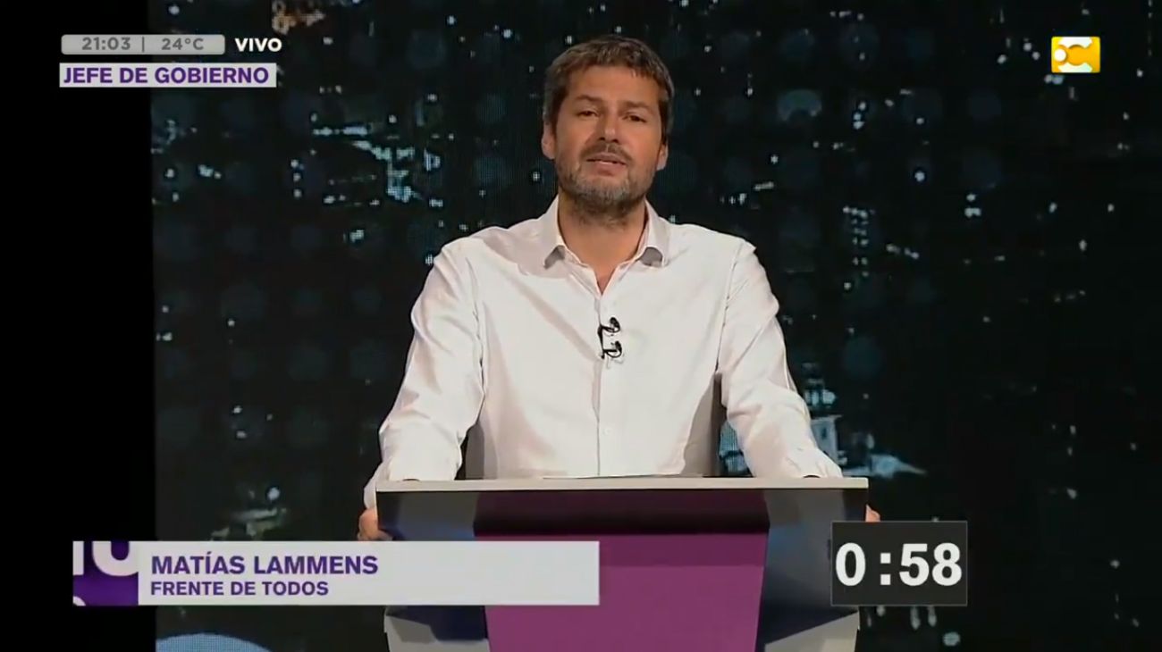 Matías Lammens: "Estado sólo aparece cuando hay que pagar un impuesto"