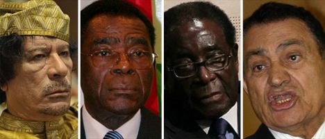 Los presidentes "atornillados" en el poder