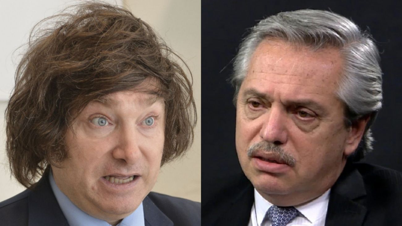 Alberto Fernández llamó a "picar el boleto" a los liberales y Milei lo desafió a un debate