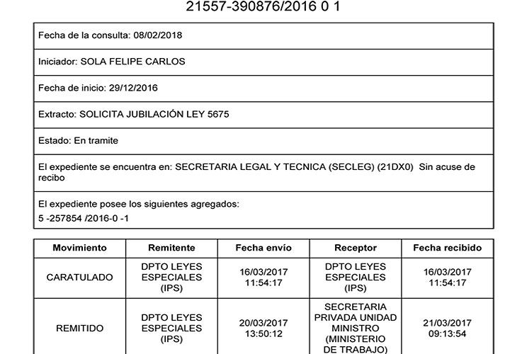 Solá, jubilación y vacaciones
