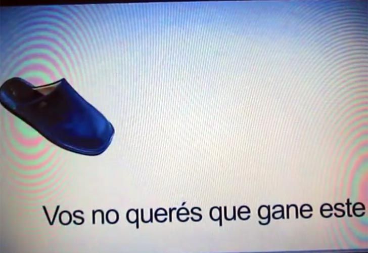 Video | En Uruguay comparan a Tabaré Vázquez con una pantufla