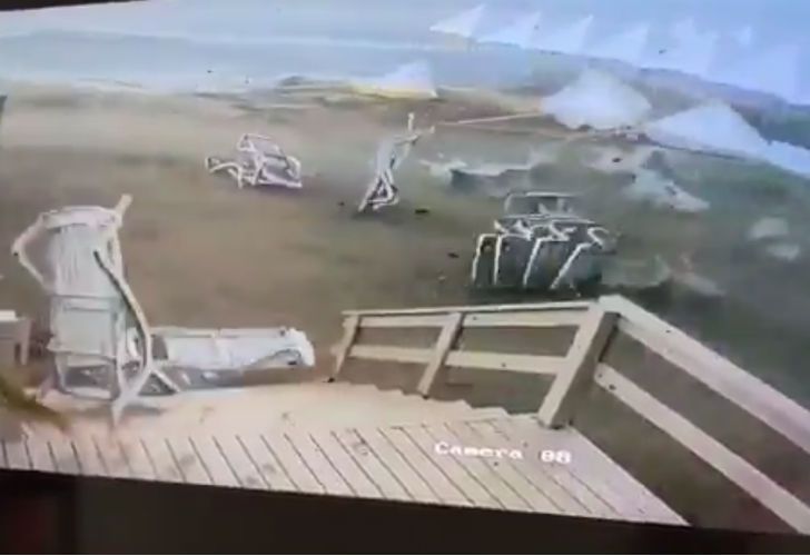 Vientos huracanados provocaron una ola de destrozos en Pinamar