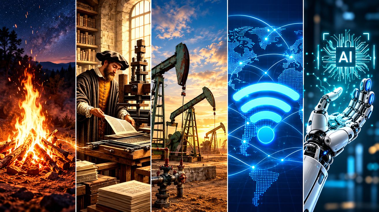 Del fuego a la inteligencia artificial: ¿cuál fue el invento que más cambió la historia?