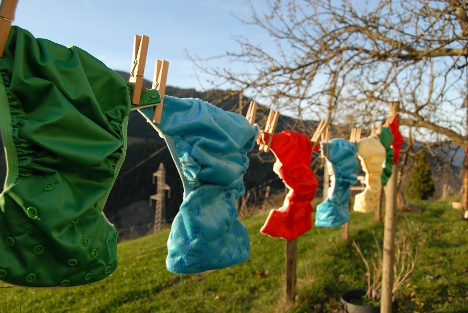 Los pañales de tela volvieron para quedarse
