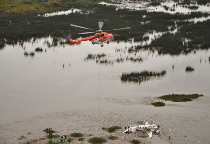 Remueven la avioneta para realizar las pericias