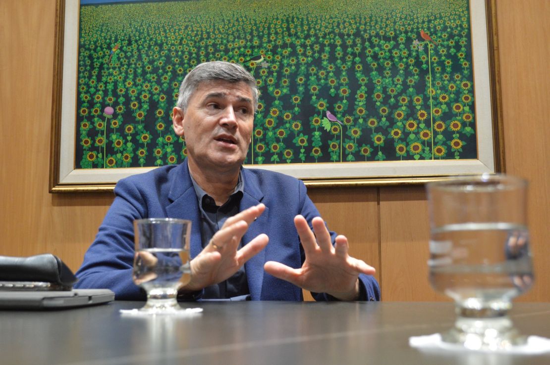 Passerini sobre su gestión: “todavía estoy por debajo del 4”