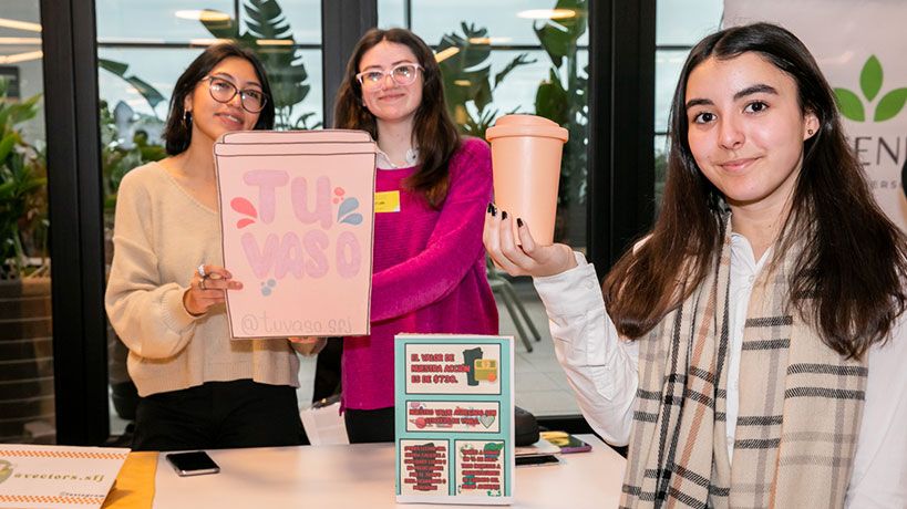 Aprender haciendo: estudiantes llevan sus proyectos al gran evento emprendedor del año