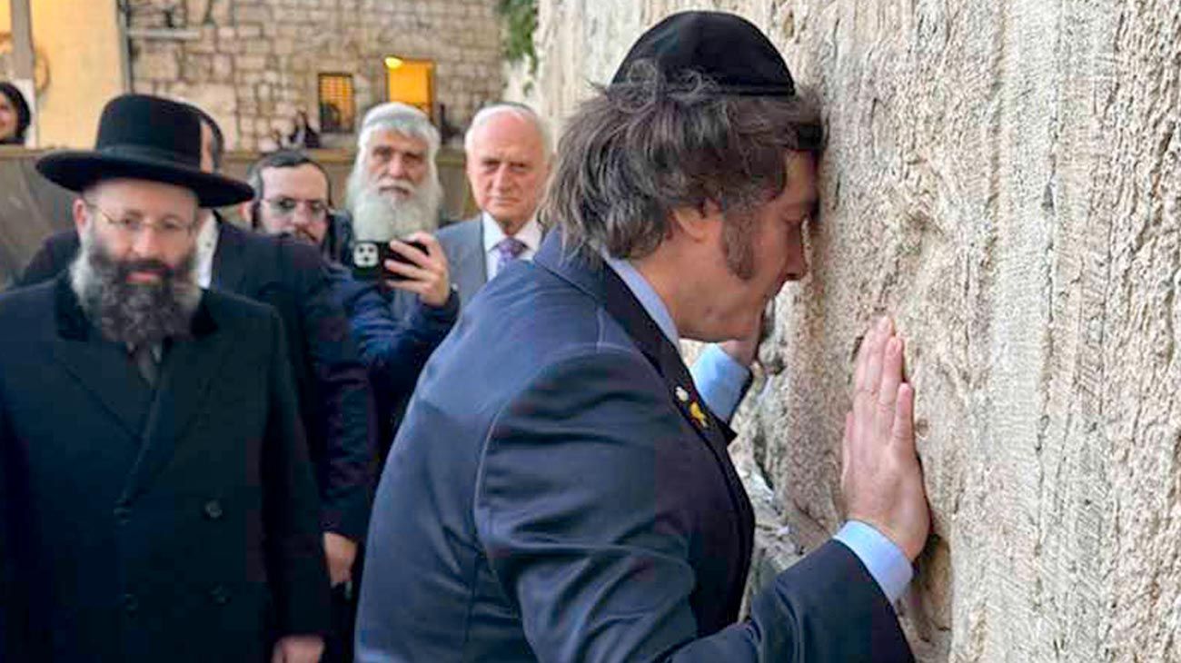 Para Milei, el traslado de la embajada a Jerusalén es “una decisión tomada”