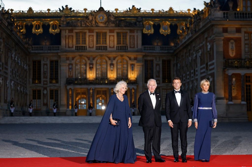 Con Arnault, Jagger, Drogba, Hugh Grant y los Macron, Versalles puso alfombra roja para recibir a Carlos III