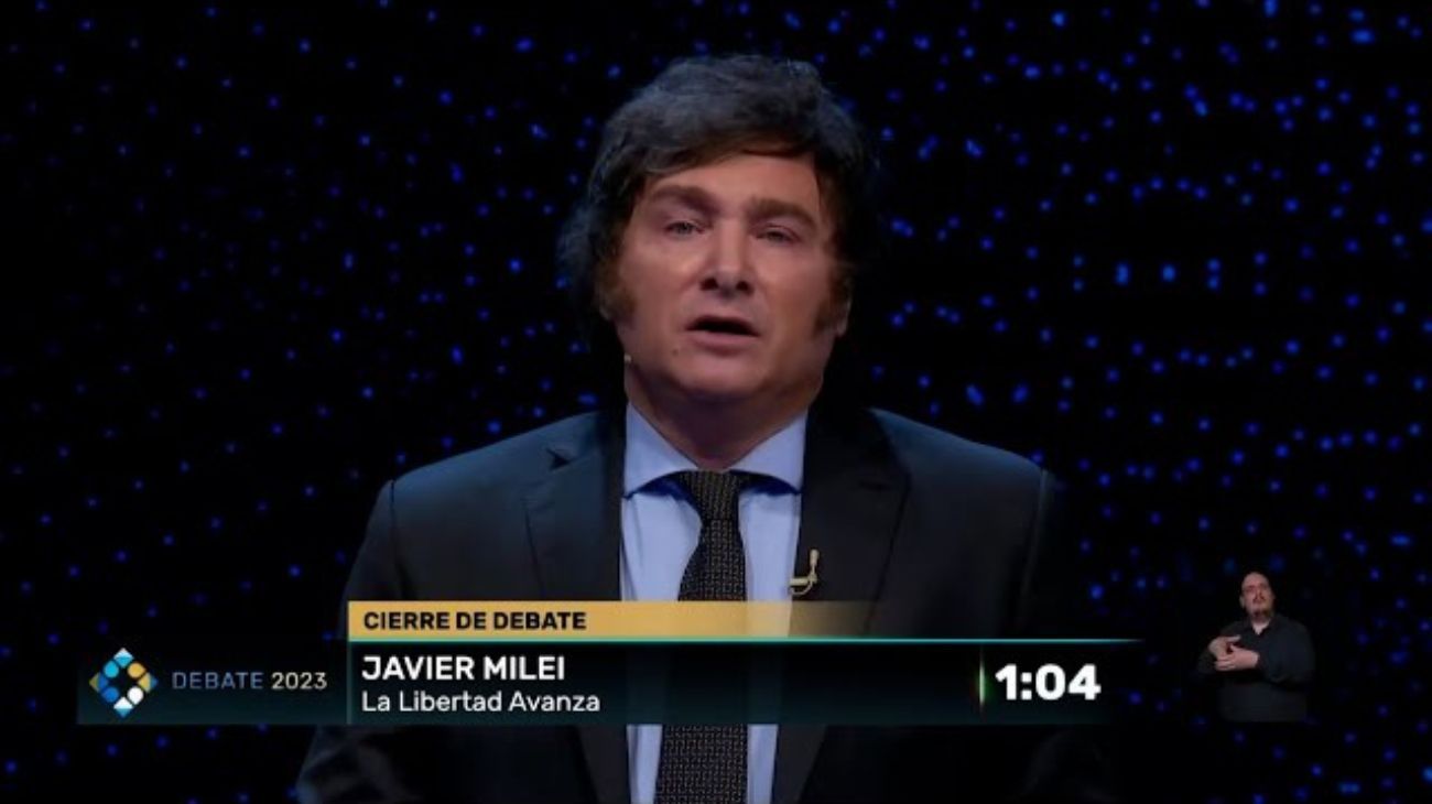 Las toses que perturbaron a Milei en el debate