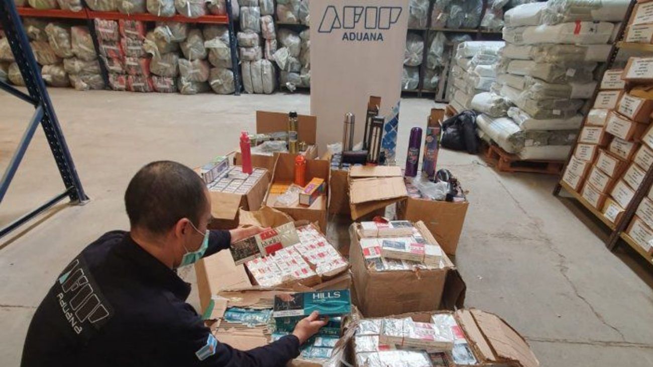 La Aduana incautó bienes por un total aproximado de $750 millones