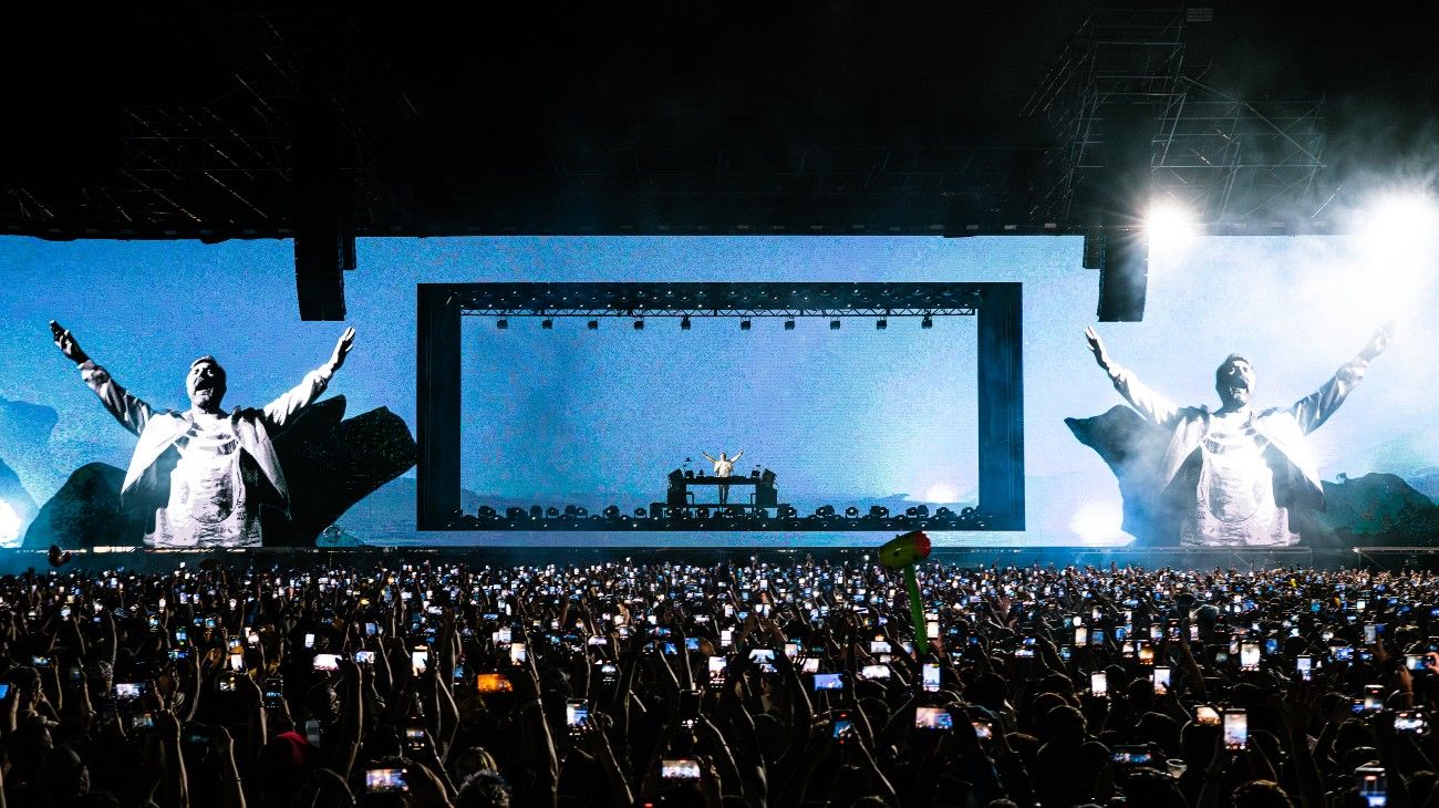 Tras ser nombrado el DJ n°1 de mundo, David Guetta fue uno de los protagonistas de Creamfields