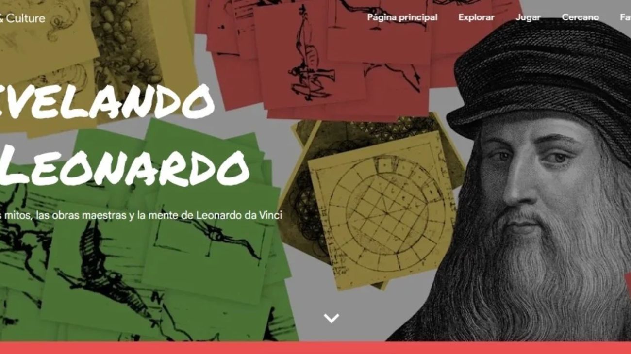 Una enorme retrospectiva virtual dedicada a Leonardo da Vinci