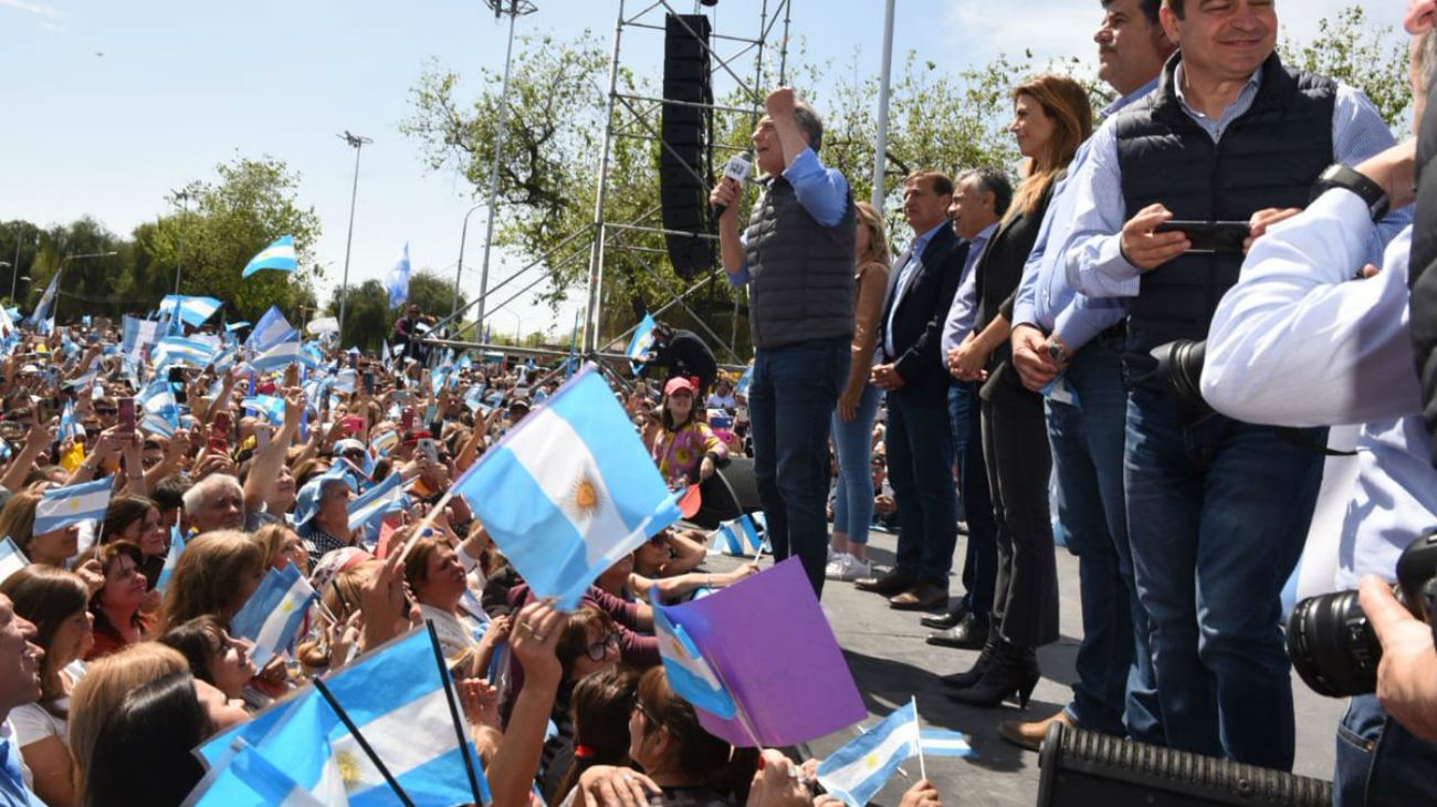 Macri llevó el "SiSePuede" a Mendoza: "Estoy claramente a favor de las dos vidas"