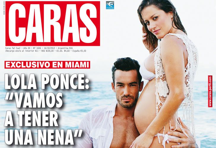 Lola Ponce: "Vamos a tener una nena"
