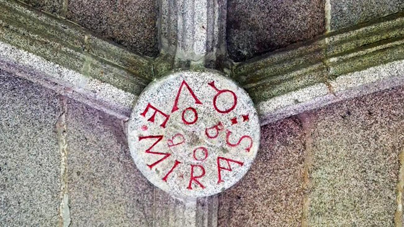 "¿Qué mirás, bobo?": la frase de Lionel Messi en un monasterio español data del siglo XVI