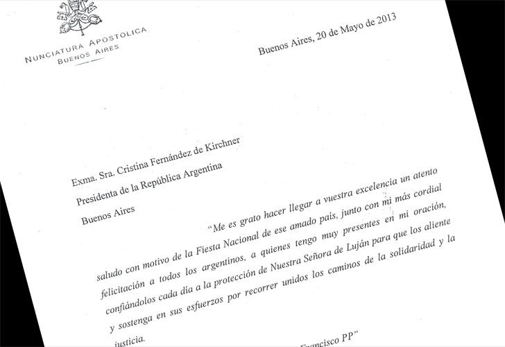 La carta del Papa a CFK y los argentinos