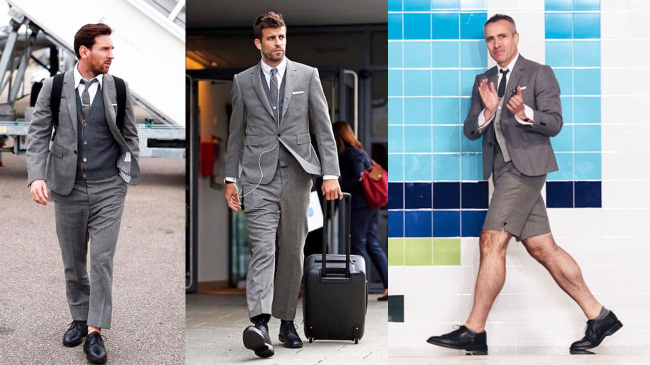 Thom Browne, el diseñador que le cambió el estilo a Messi y el Barça