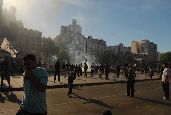 Liberaron a todos los detenidos tras los violentos incidentes