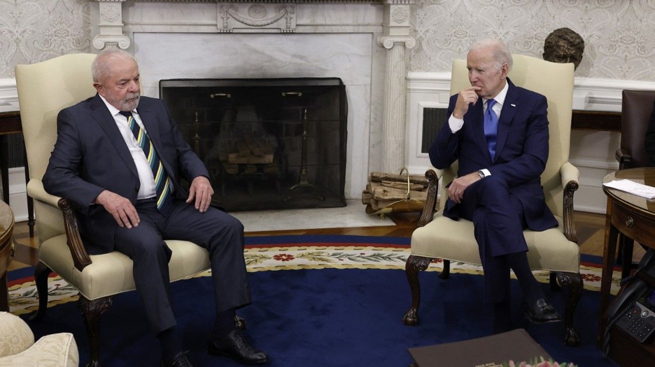 Desarrollo económico, cambio climático y valores democráticos, los tres ejes de la cumbre entre Lula da Silva y Biden