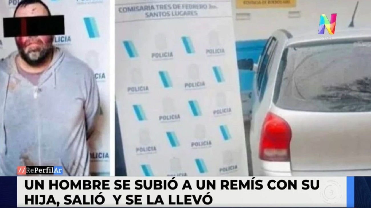 Un hombre intentó secuestrar a una nena de 2 años con su remis