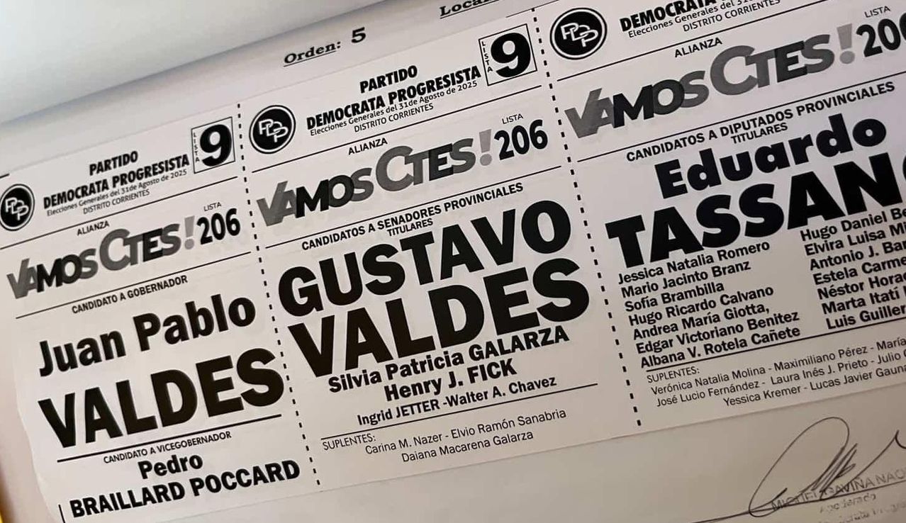 Elecciones en Corrientes: qué correcciones en las boletas deberán realizar los partidos políticos