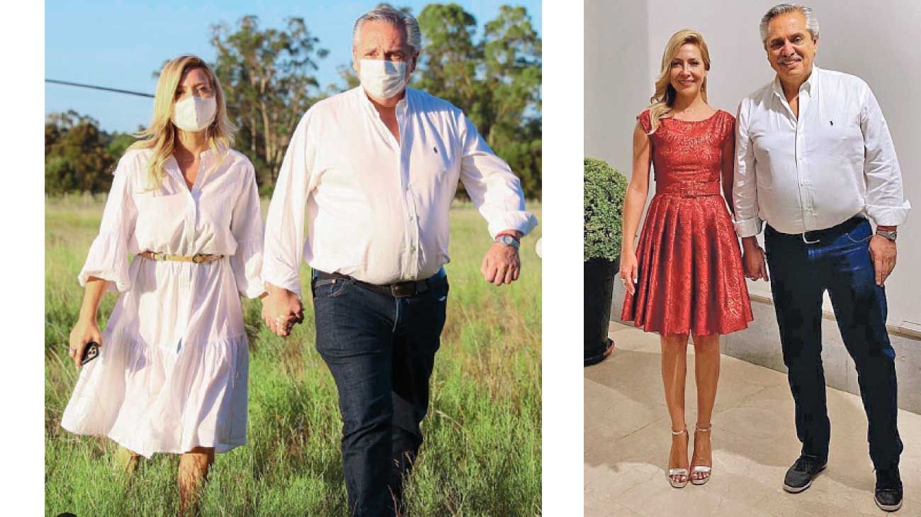 La Navidad de Alberto Fernández y Fabiola Yáñez