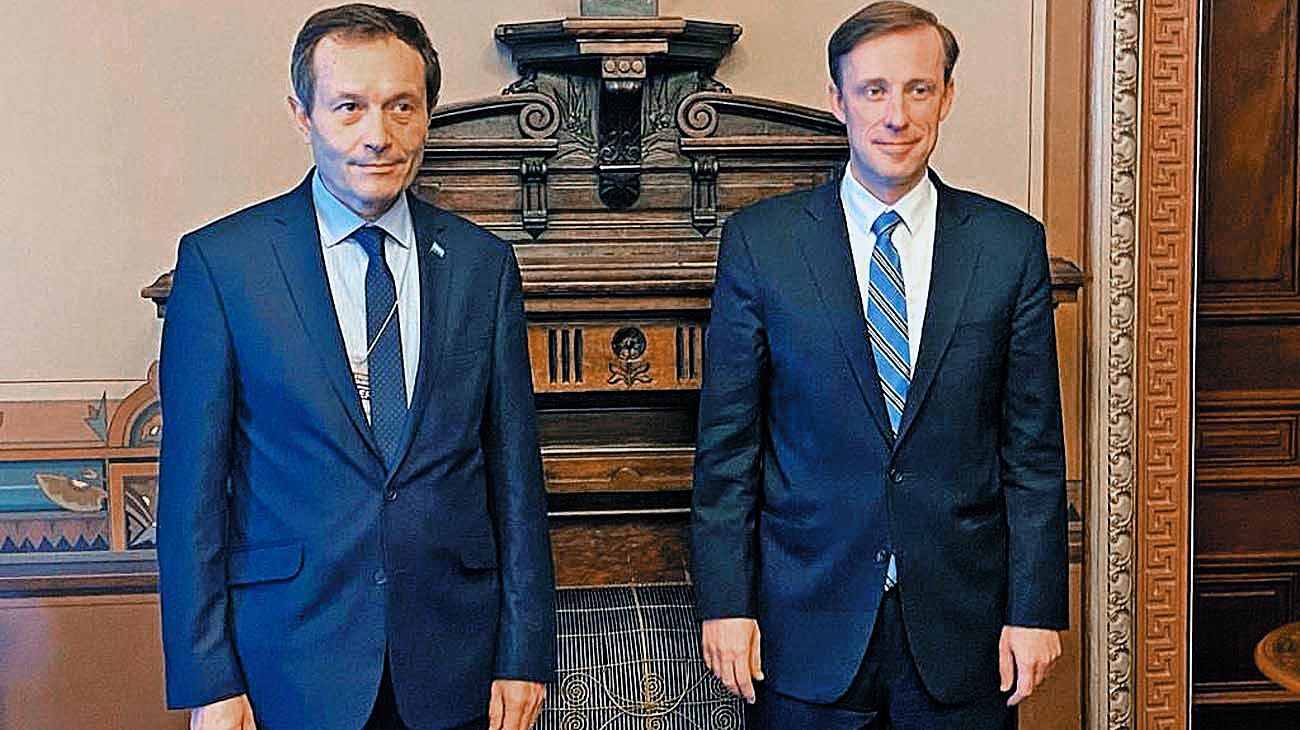 En Estados Unidos, Beliz acercó posiciones con un asesor de Biden