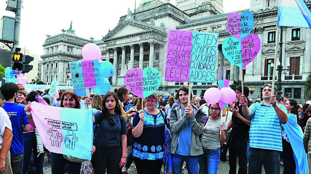 El plan de los "celestes" que se unen en rechazo al proyecto del aborto